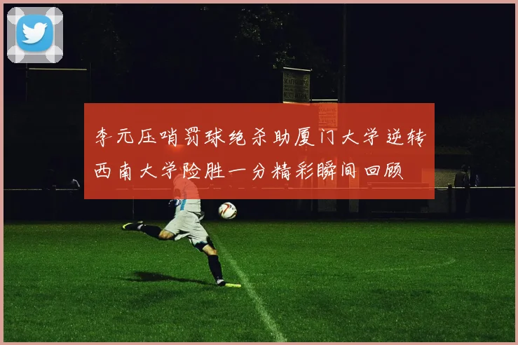 李元压哨罚球绝杀助厦门大学逆转西南大学险胜一分精彩瞬间回顾